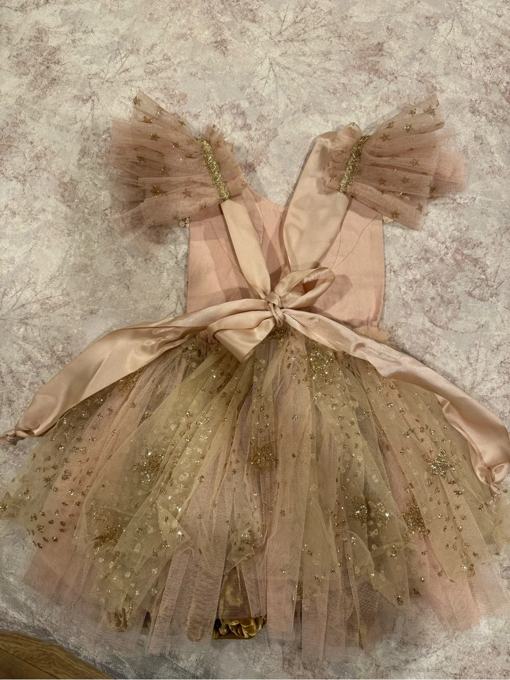 Willow Tree Blush Pink & Gold Nutcracker Costume Dress